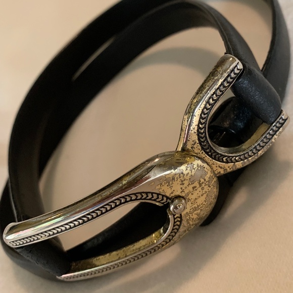Vintage Chico\'s Black Leather Belt main image 9
